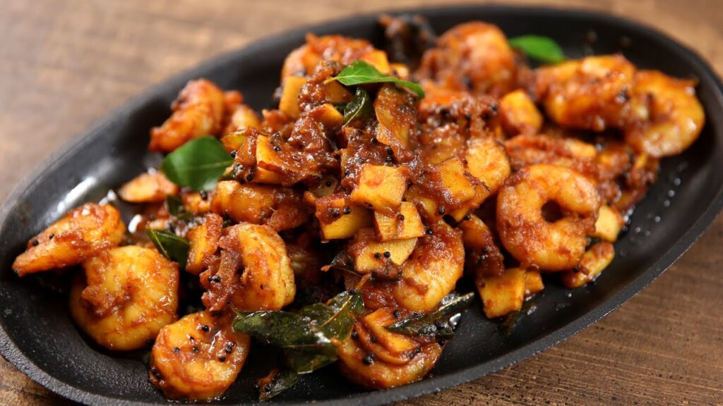 prawns coconut fry