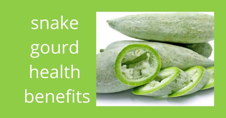 snake gourd benefits