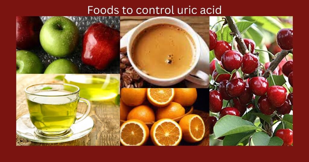 Foods to control uric acid