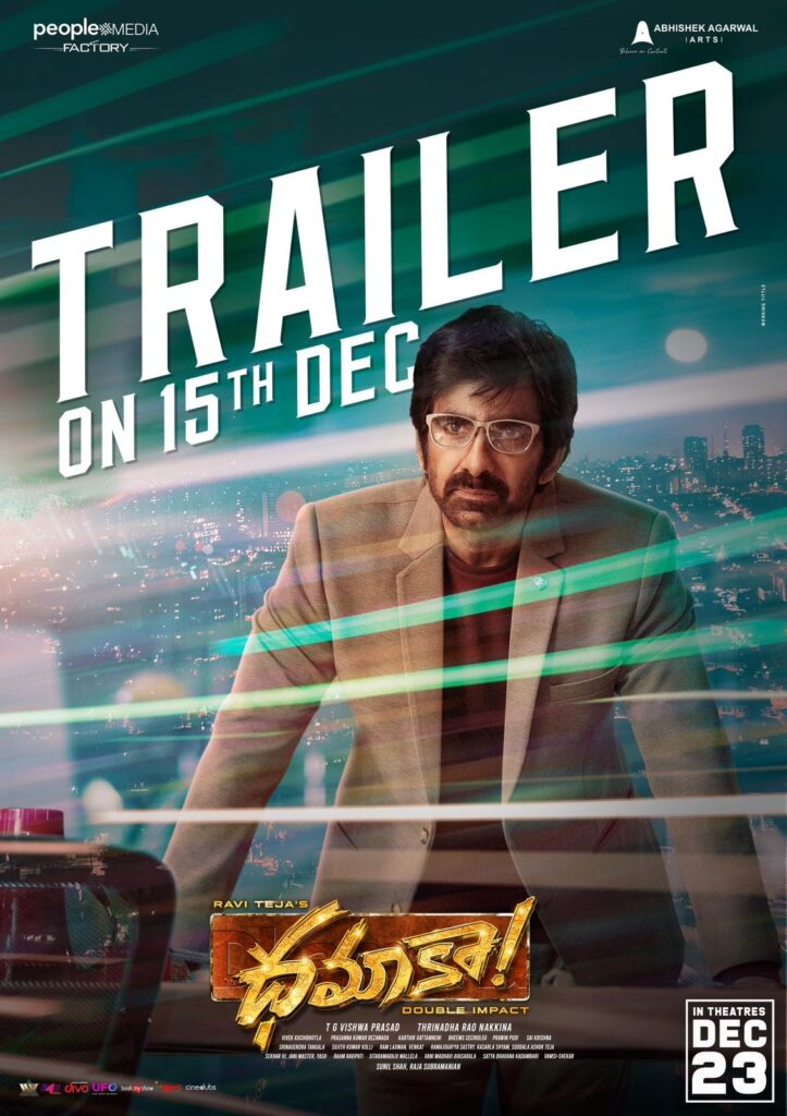 dhamaka trailer poster