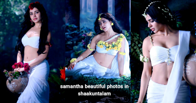 samantha beautiful photos in shaakuntalam