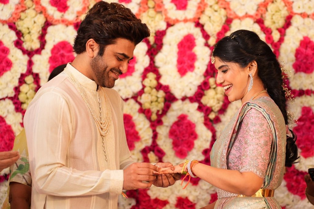 Sharwanand - Rakshitha reddy Engagement Photos