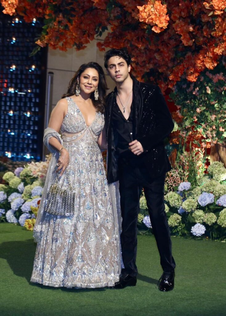 AryanKhan & GauriKhan snapped at the Anant Radhika Engagement