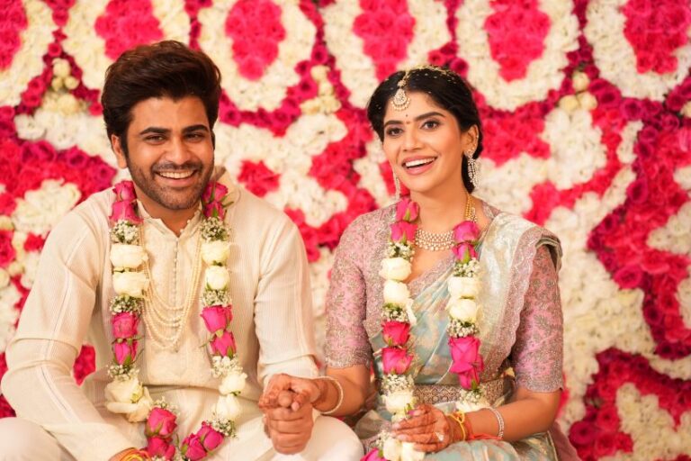 Sharwanand - Rakshitha reddy Engagement Photos