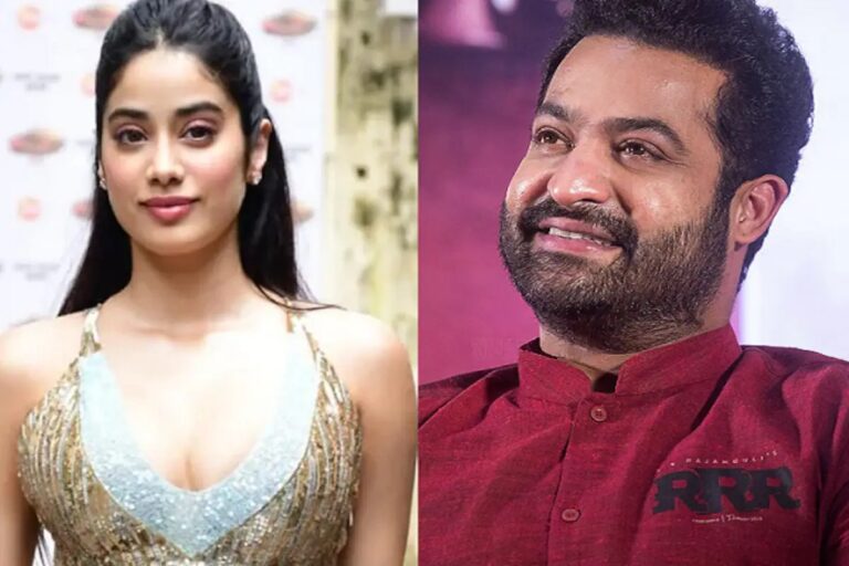 janhvi kapoor interested to work with ntr