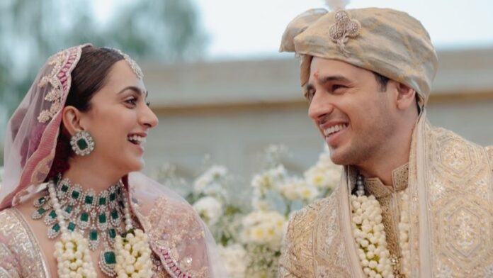 Kiara Advani Sidharth Malhotra Wedding pic