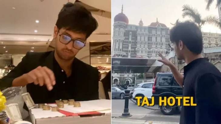 Mumbai influencer pays bill in coins at Taj Hotel