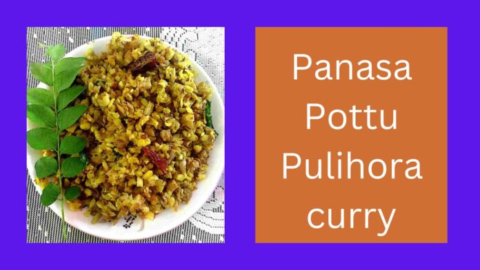 Panasa Pottu Pulihora curry
