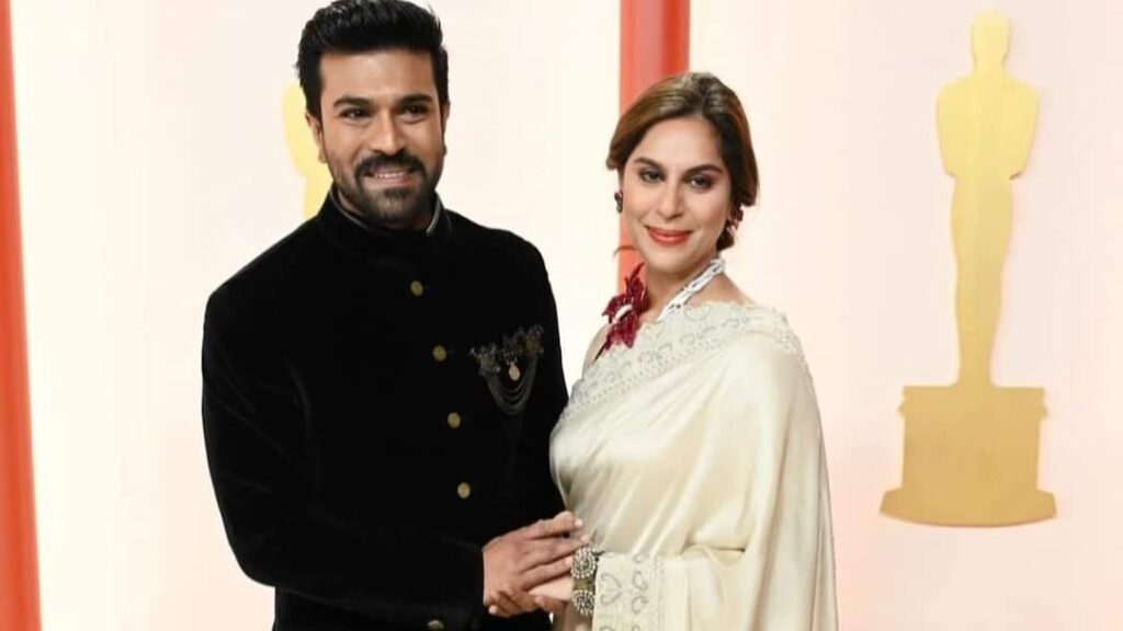 ram chaan upasana at oscars