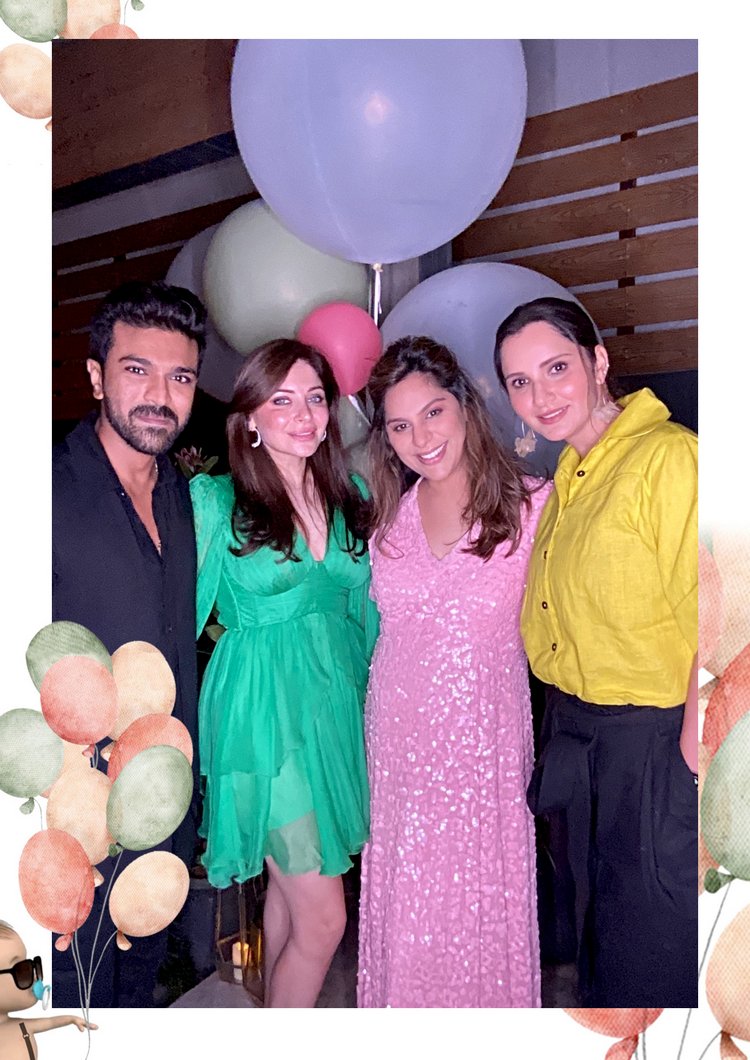 upasana babyshower photos