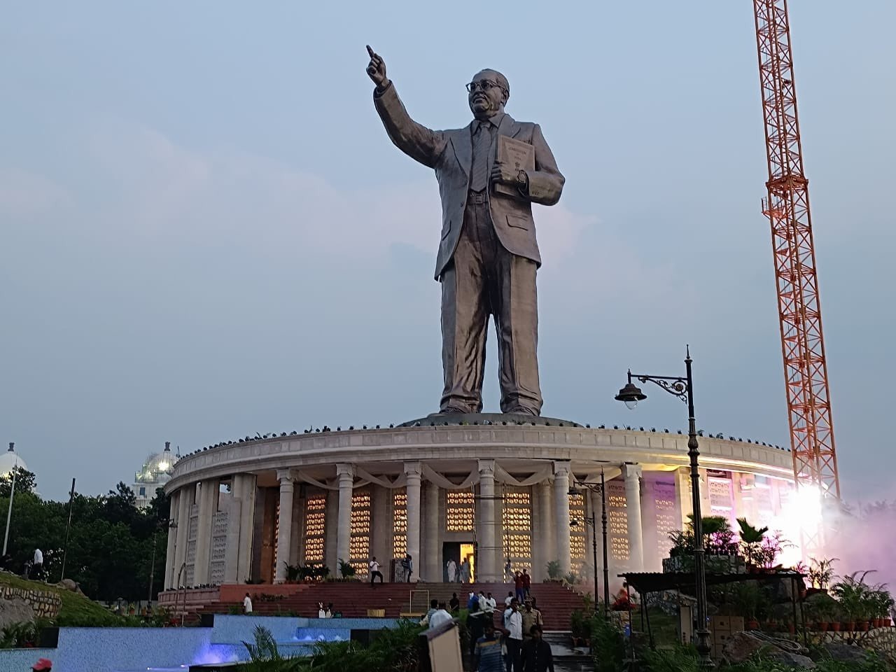 ambedkar statue in hyderabad photos