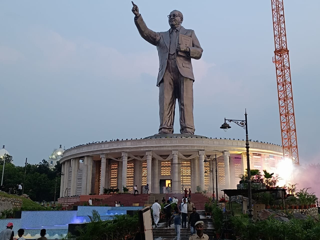 ambedkar statue in hyderabad photos