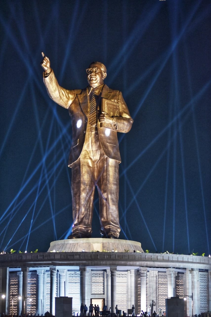 ambedkar statue in hyderabad photos