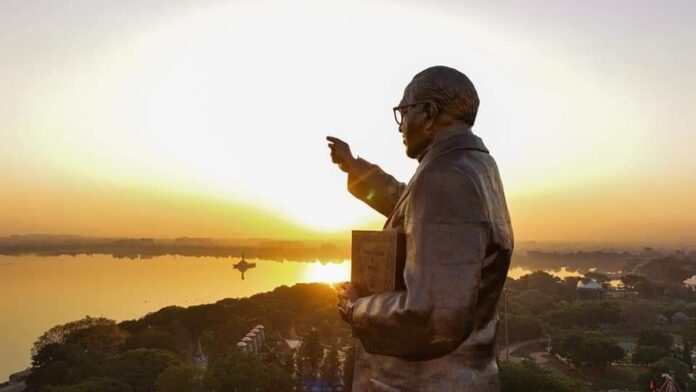 ambedkar statue in hyderabad photos