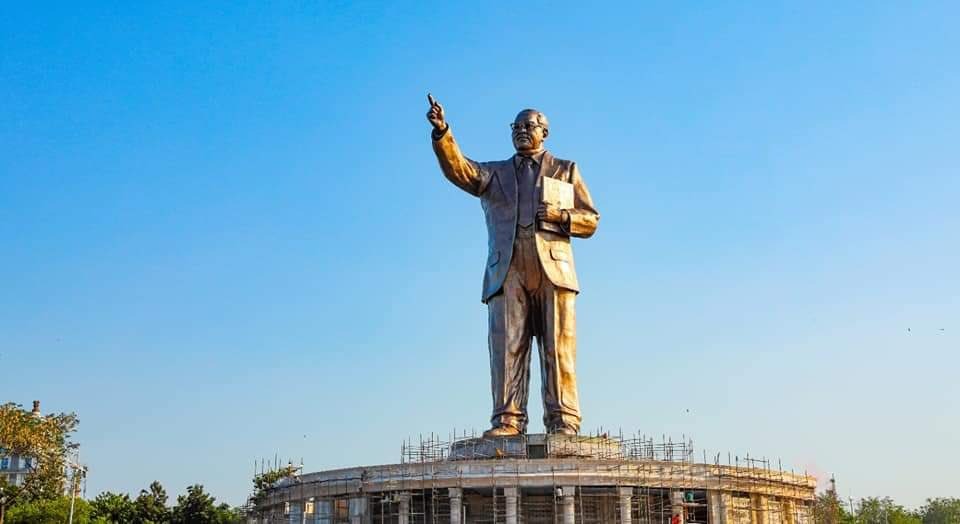 ambedkar statue in hyderabad photos