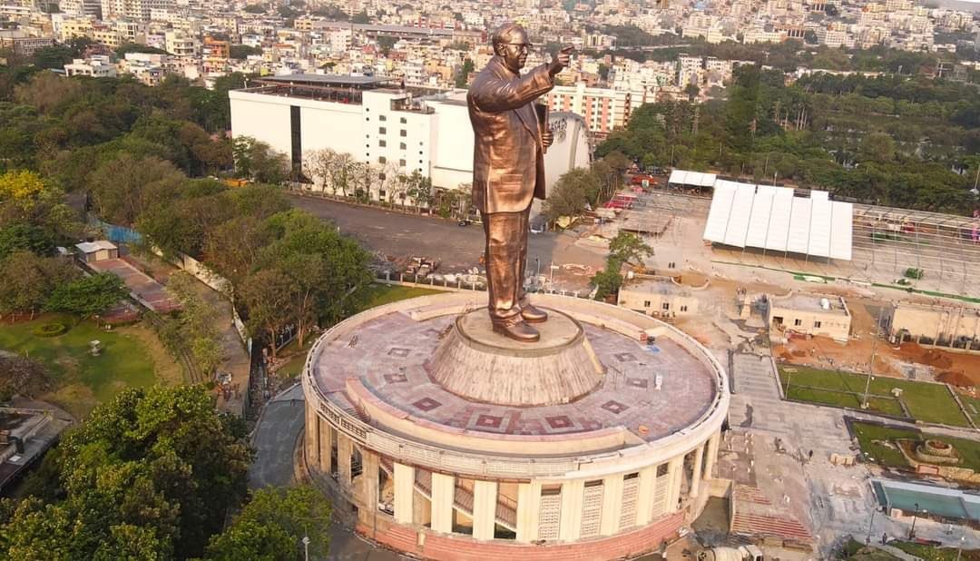 ambedkar statue in hyderabad photos