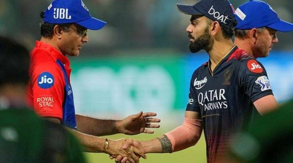 virat kohli ganguly hand shake