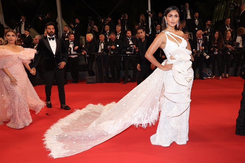 mrunal thakur at cannes 2023