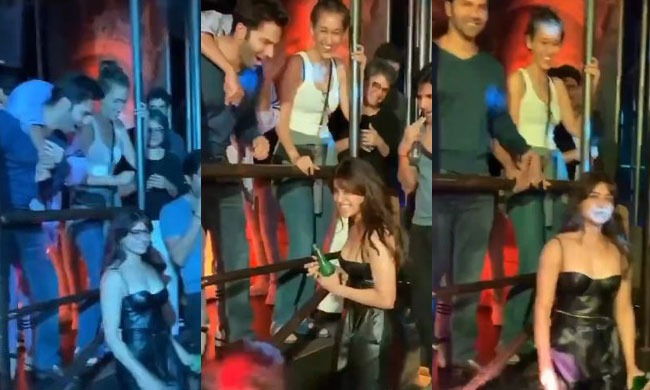 samantha in pub with varun dhawan