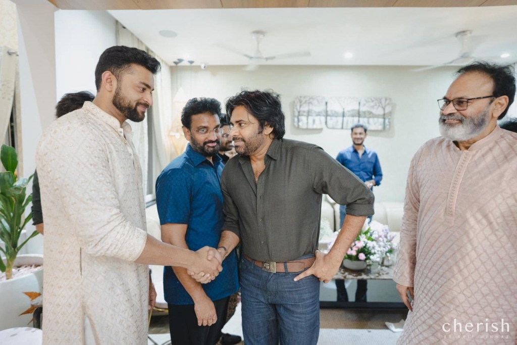 pawan kalyan at varun tej lavanya tripati engagement