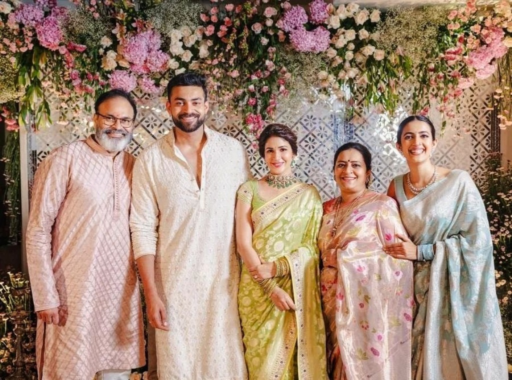 varun tej family photo