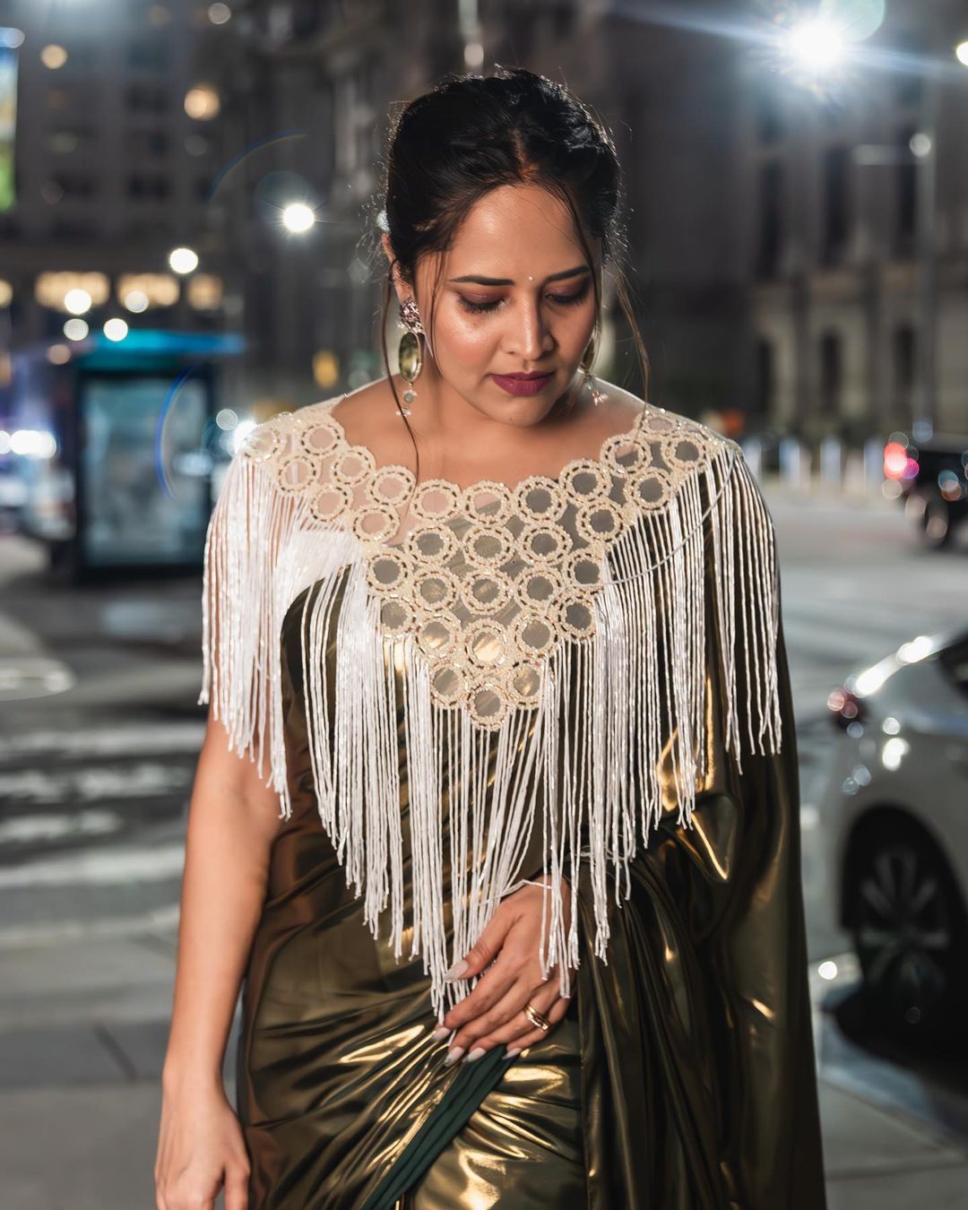 anasuya latest photos at downtown philadelphia