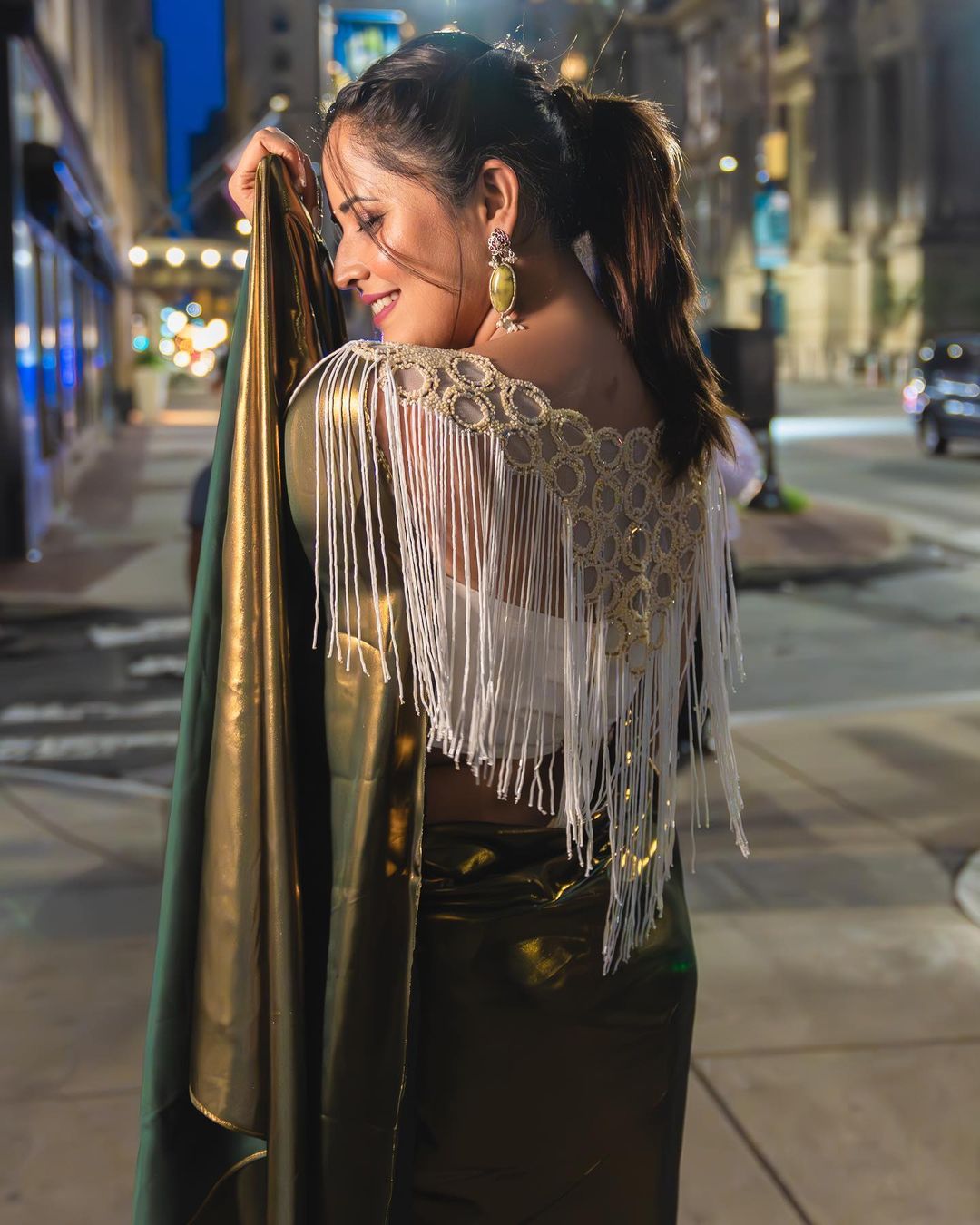 anasuya latest photos at downtown philadelphia