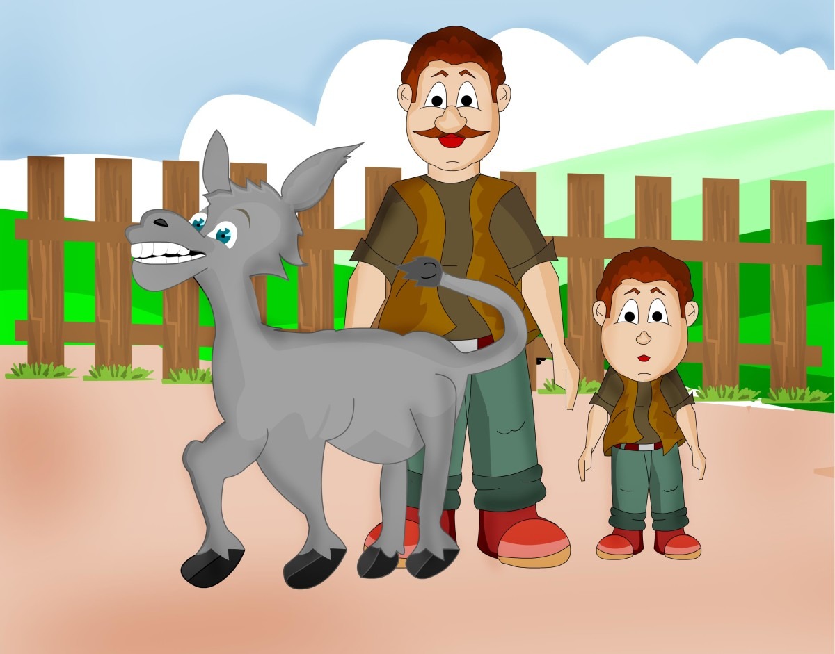 The Miller, His Son, and the Donkey