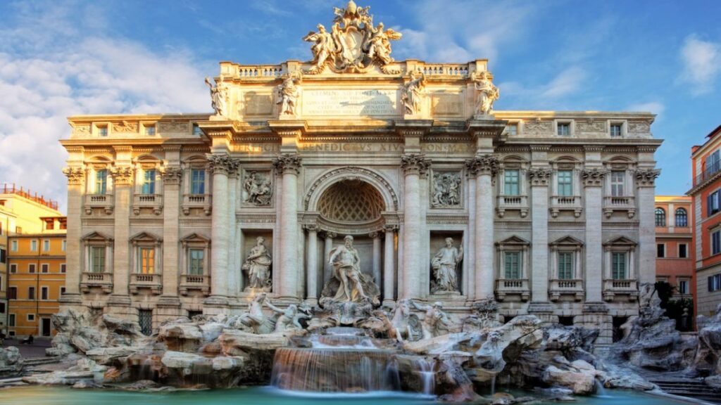 trevi fountain in rome