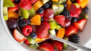 non fire cooking recipes : fruit salad