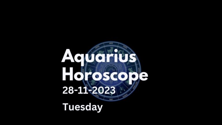 aquarius horoscope 28-11-2023