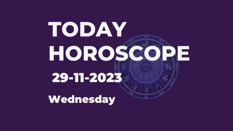 today horoscope 29-11-2023