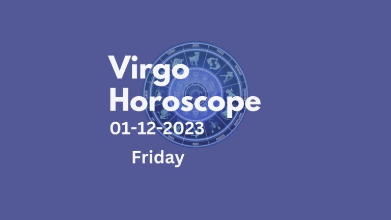 virgo horoscope 01-12-2023