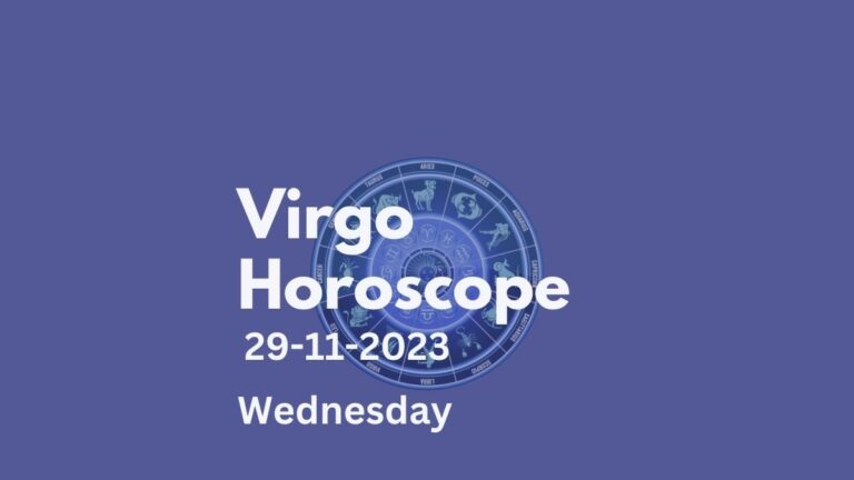 virgo horoscope 29-11-2023