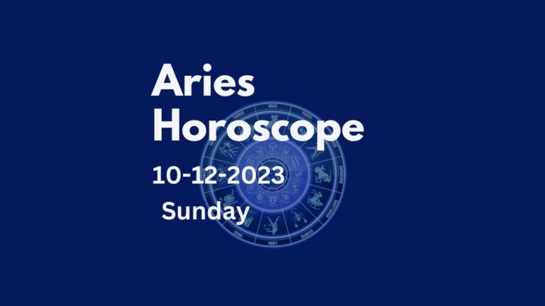 aries horoscope 10-12-2023