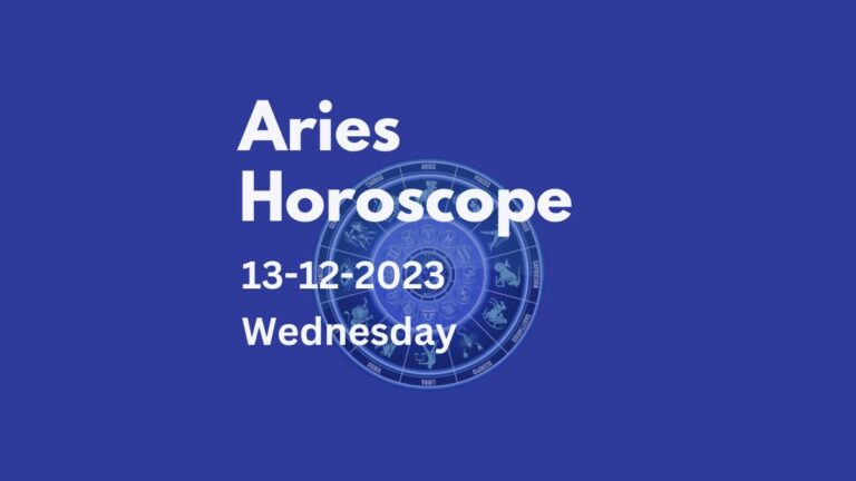 aries horoscope 13-12-2023