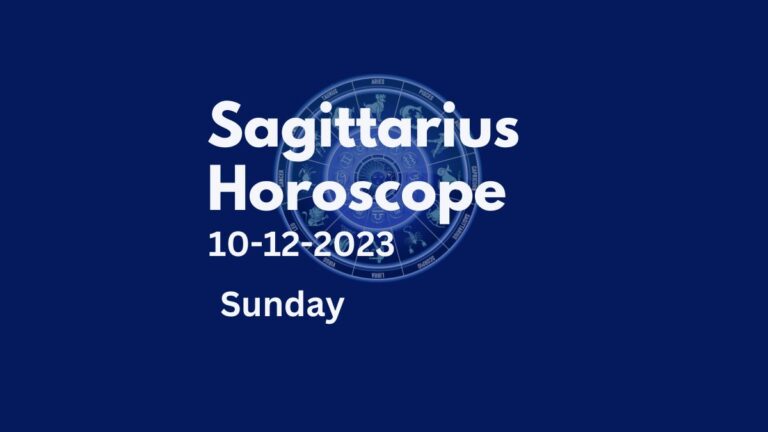 sagittarius horoscope 10-12-2023