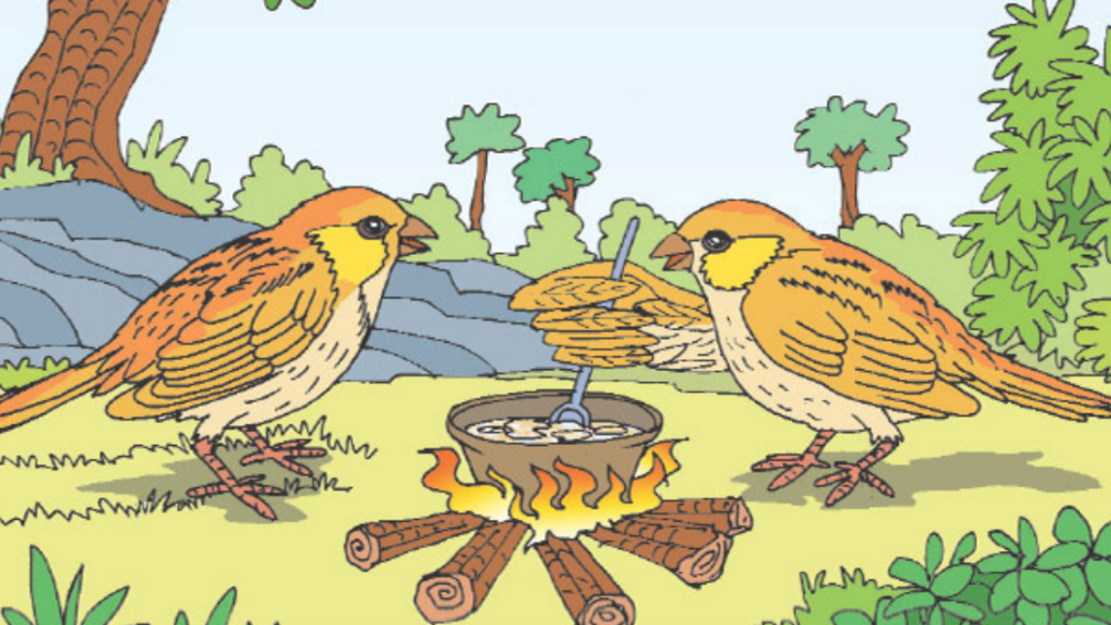 moral stories in telugu sparrow story