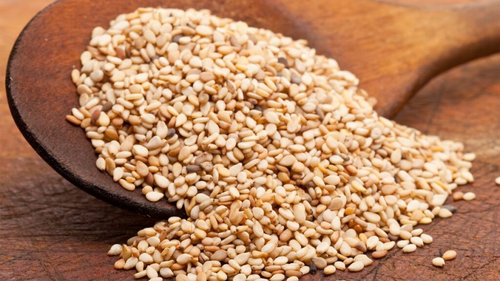 sesame seeds in winter