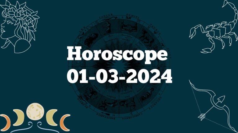 Horoscope today english 01 03 2024