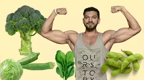 musclebuilding with vegetables